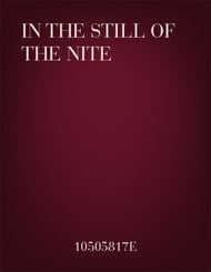 In the Still of the Nite SAB choral sheet music cover